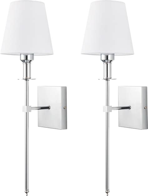 Jengush Wall Light Battery Operated Sconce Set Of 2，not Hardwired