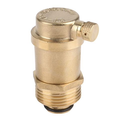Akozon Air Release Valve Dn25 G1 Brass Automatic Air Vent Valve For