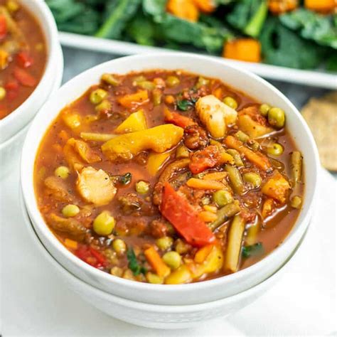 Simple Frozen Vegetable Soup Vegan Whole30 Bites Of Wellness