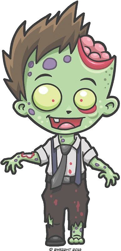 Zombie Boy Sticker By Yobeeno Cute Zombie Zombie Drawings Zombie