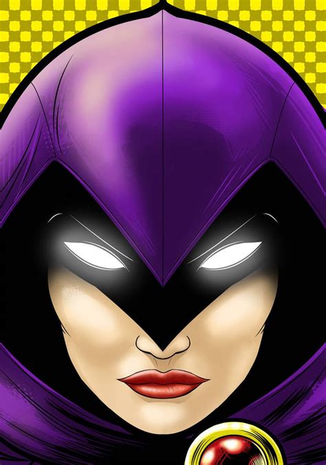 Raven Headshot By Thuddleston Dc Comics Superheroes Superhero Comic