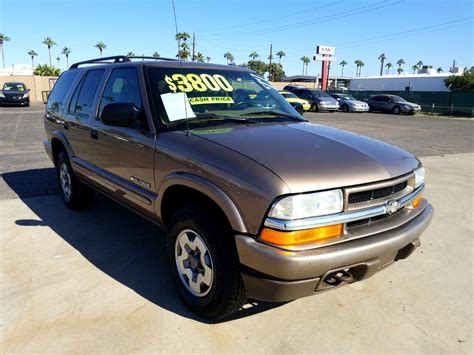 Used 2002 Chevrolet Blazer 4 Door 4wd Ls For Sale In Phoenix Az 85301