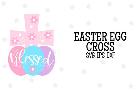 Download Easter Egg Cross SVG File