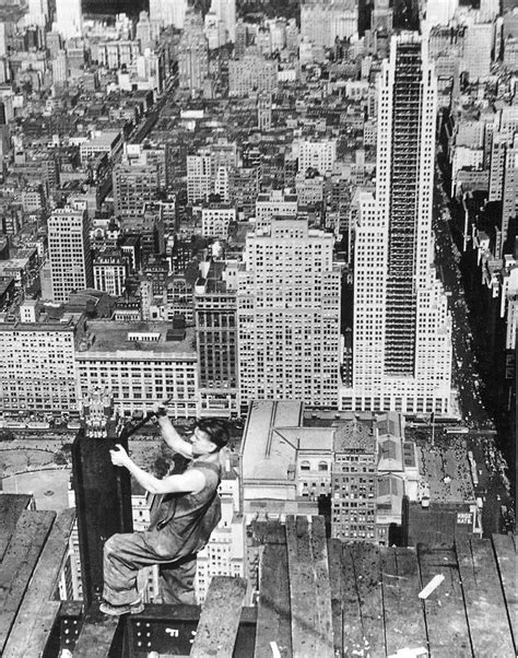 empire state building by lewis hine new york city new york 1930 new york landmarks empire