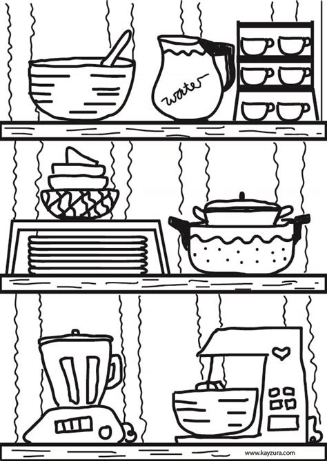 Mewarna Gambar Dapur | Desainrumahid.com