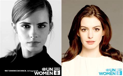 Emma Watson Updates Anne Hathaway Joins Emma Watson As New Un Women