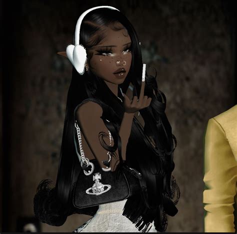 Black Love Art Black Girl Imvu Outfits Ideas Cute Avitar Female Avatar Chibi Drawings
