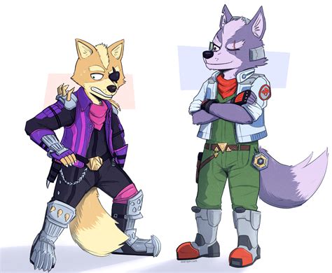 Fox And Wolf Swap Outfits Starfox