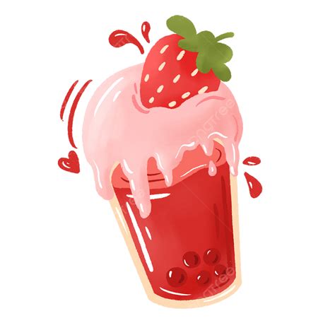 Strawberry Milk Hd Transparent Strawberry Milk Japanese And Korean