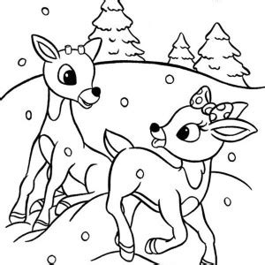 Rudolph Santa Claus Christmas Coloring Pages For Kids