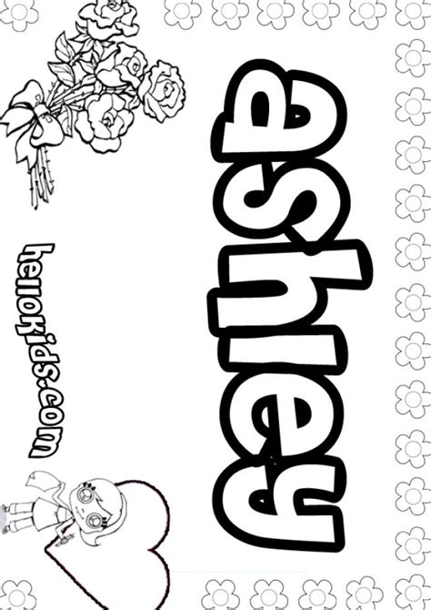 Name Coloring Pages Printable
