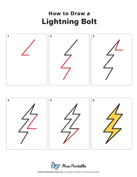How To Draw A Lightning Bolt