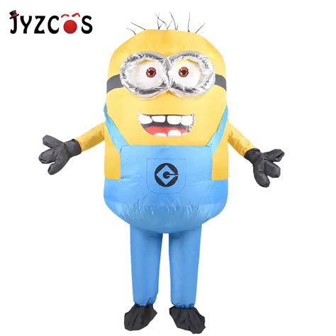 Jyzcos Adult Inflatable Minion Costume Halloween Carnival Party Cosplay