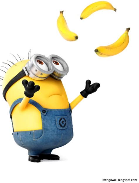 Minions They Love Bananas Mega Wallpapers