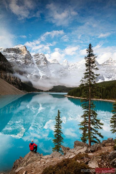 Moraine Lake In Autumn Banff National Park Canada Royalty Free Image