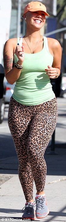 Amber Rose Defies Weight Jibes But Those Skin Tight Leggings Wont Help