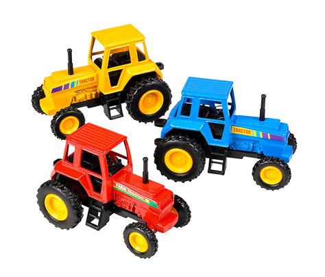 Vehicles Die Cast Pull Back Farm Tractor Colors May Vary
