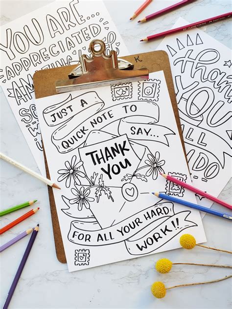 Complete the colouring page, and email it to us for your page to be featured on our digital sign! sketchy notions : Free Coloring Pages: Thank You Essential ...