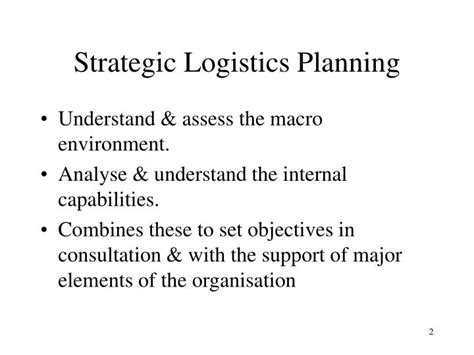 Ppt Strategic Logistics Planning Powerpoint Presentation Id376059