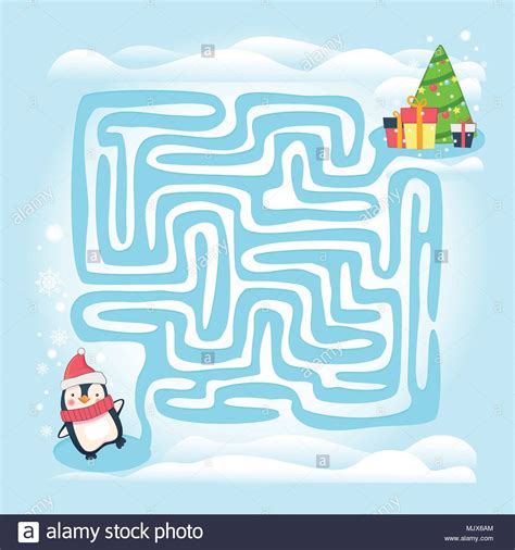 Maze Game Illustration Stock Vector Image And Art Alamy