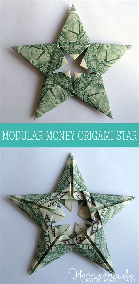 How To Make A Origami Christmas Star With Money Christmas Themed 5