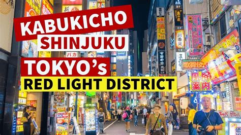 4k Hdr Footage In Japan Tokyo Shinjuku Area Red Light District