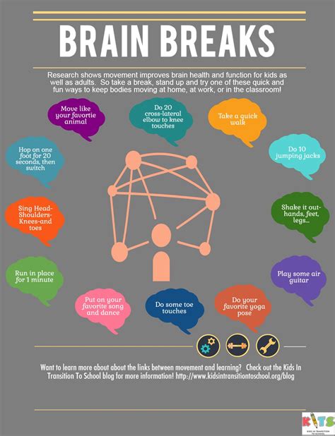 12 Ways To Get Your Brain Moving Infographic Kits