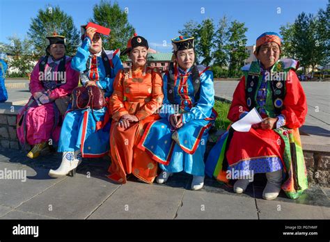 Showcase Of Different Mongolian Ethnic Groups And Traditional Costumes