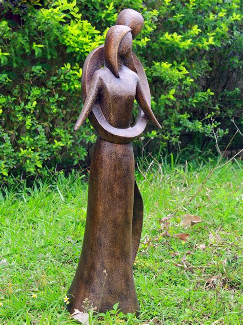 Everlasting Love 85cm Bronze Resin Garden Statue
