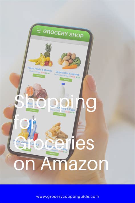 Shopping For Groceries On Amazon