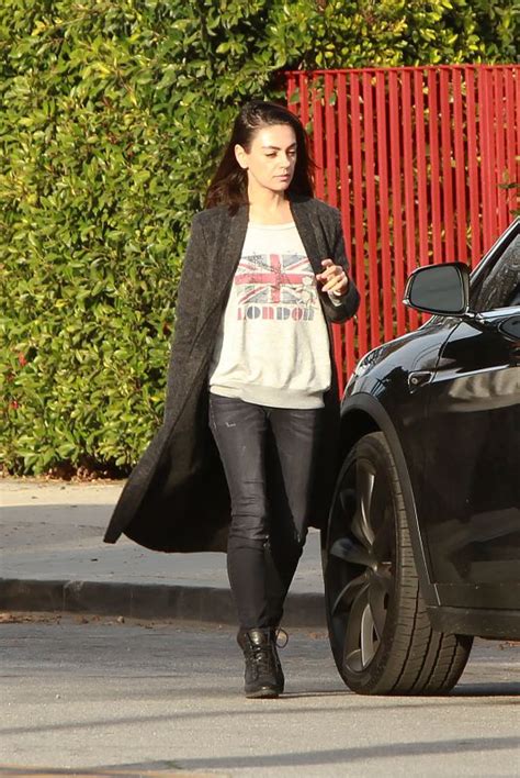 Mila Kunis Leaves Her House In Los Angeles 01102019 Hawtcelebs