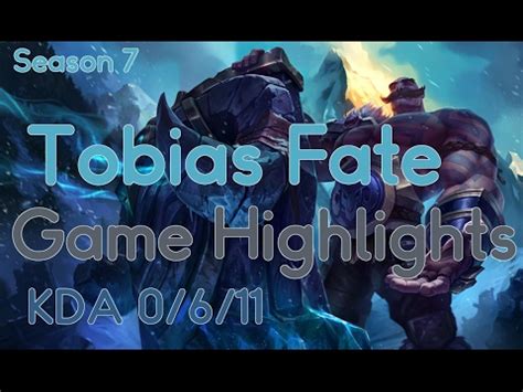 Tobias Fate Braum Gameplay Highlight S Youtube