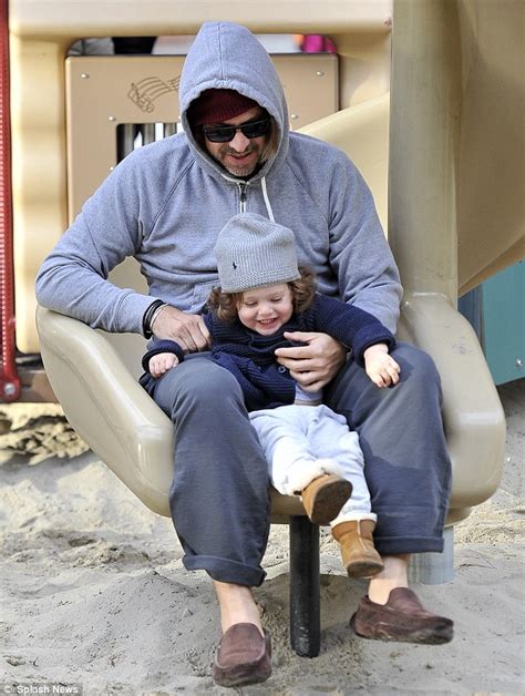 Rachel Zoes Husband Rodger Berman Enjoys A Play Date At The Park With