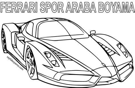 Maisto lamborghini gallardo lp 560 4 polizia oyuncak istekle com. Ferrari Spor Araba Boyama Sayfası
