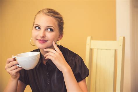 Woman With Coffee Free Stock Photo Public Domain Pictures