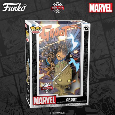 Funko Pop Comic Covers Marvel Groot 12 Exclusive Vaulted