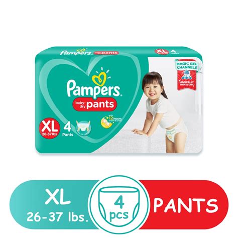 Pampers Baby Dry Pants Xl 4s Shopee Philippines