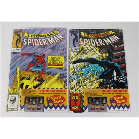 lot of 2 l etonnant spider man french comic books