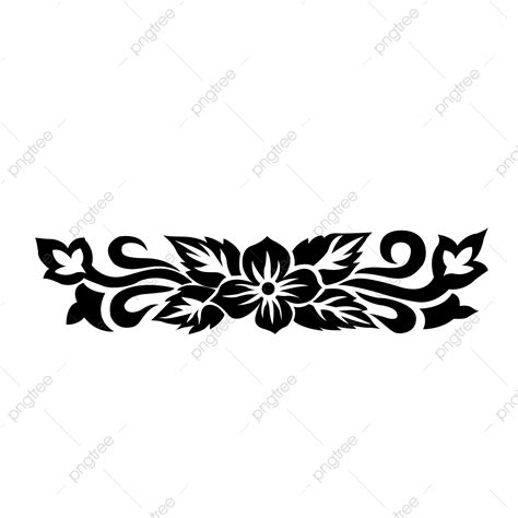 Ornament Floral Vector Flower Vector Pattern Png And Vector With
