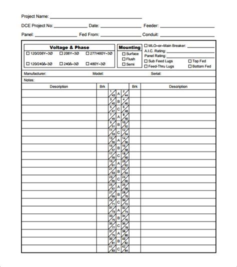 Electrical panel schedule excel template guid 1f01c0c1 from electrical panel template excel , image source: 21+ Panel Schedule Template Free Download