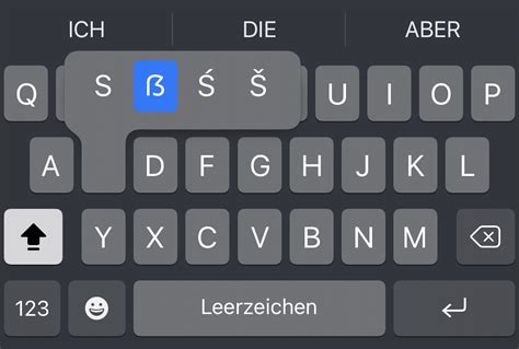 Versal Eszett Unter Ios Marc Görtz