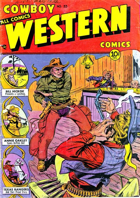 Old Fashioned Comics Wild Bill Hickok From Cowboy Western Comics 1948