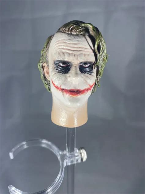 hot toys 1 6 scale joker heath ledger batman dark knight head sculpt 59 99 picclick