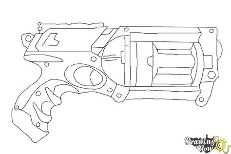 Nerf gun coloring pages are a fun way for kids of all ages to develop creativity, focus, motor skills and color recognition. How to Draw a Nerf Gun - DrawingNow