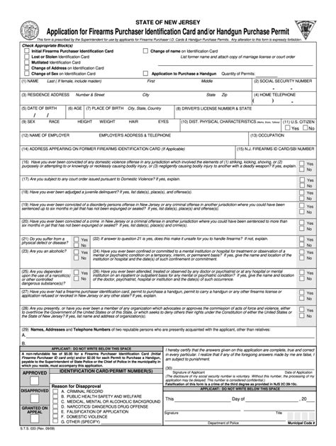 Nj Gun Permit Application Form Fill Out And Sign Printable PDF Template AirSlate