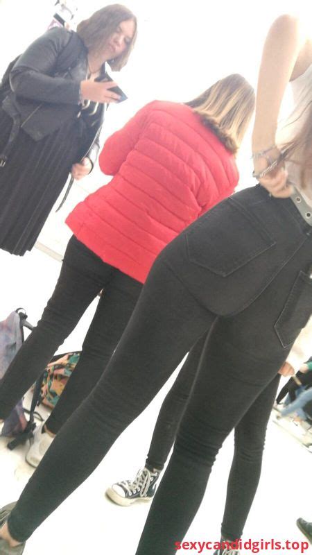 sexycandidgirls top teen s booty in tight black jeans creepshot item 1