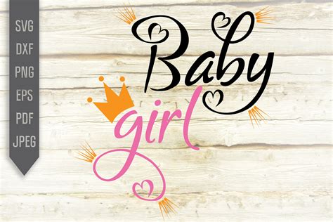 Baby Girl Princess Crown Designs Graphic By Mint And Beer Creations
