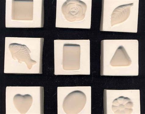 Mini Micro Mold Set Of 12 Styles As Shown Use In The Microwave Kiln Compatible With Fuseworks
