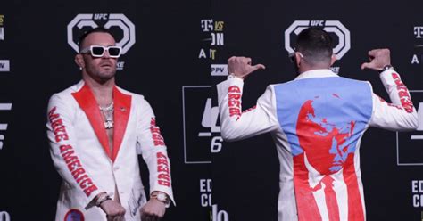 Video Colby Covington Wears Donald Trump Ted Suit Ahead Of Ufc 296