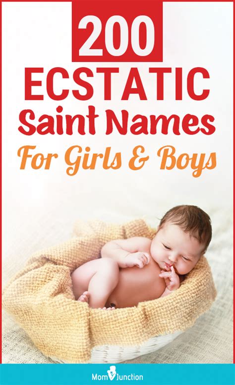 200 Ecstatic And Divine Saint Names For Girls And Boys Mom Junction